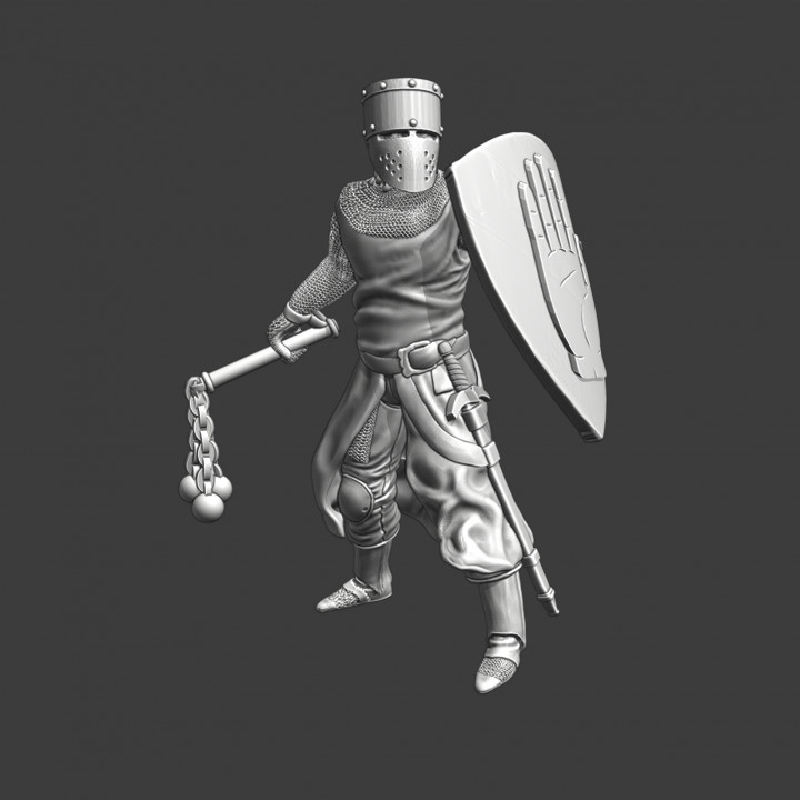$5.00Medieval crusader with flail