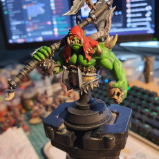 Picture of print of Free Bust Orc Executioner (Presupported)