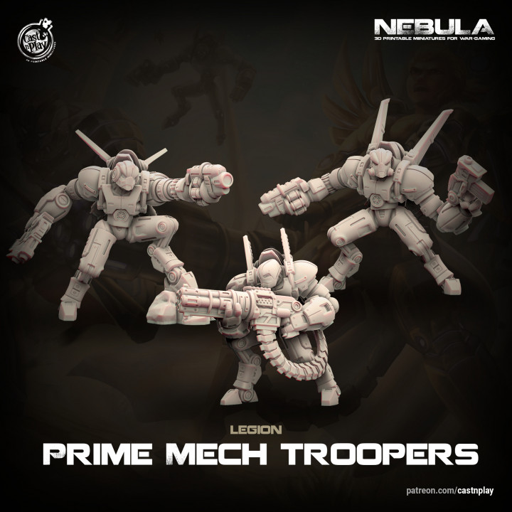 Legion Prime Mech Troopers (Pre-Supported) | Nebula's Cover