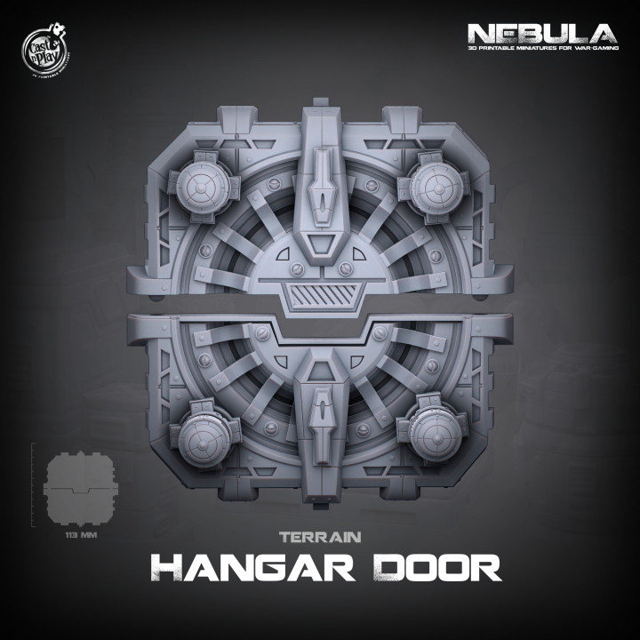 Underground Hangar Door (Pre-Supported) | Nebula's Cover