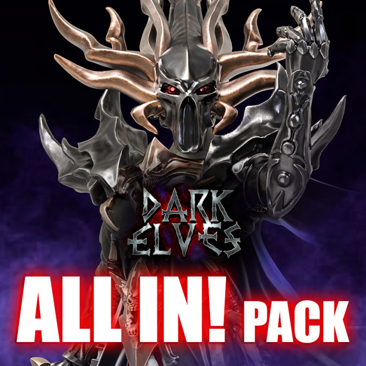 $205.00Dark Elves All in Pack (with scenery/Centerpiece)