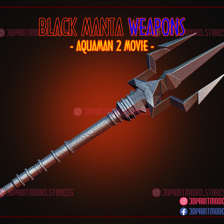 Black Manta Weapons - Aquaman Movie - DC Comics Cosplay