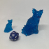 Figurine of Wondrous Power - Crystal Cat print image