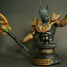 Picture of print of Anubis, God of Death Busts (Pre supported)