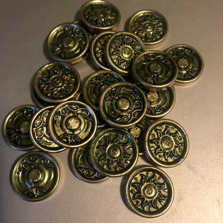 3D Print of Elven Coin by jakejacobs