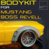 BODYKIT For Mustang Boss 302 1970 Monogram/Revell 1/24 image