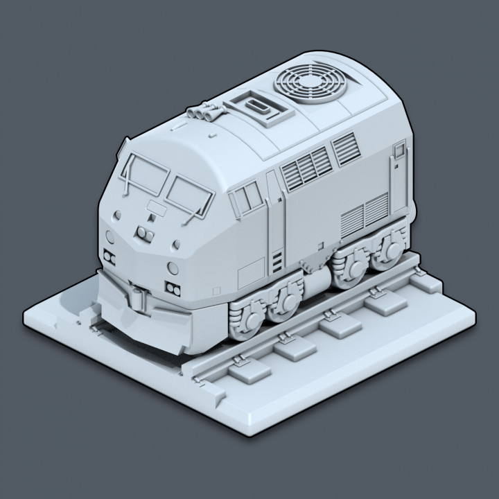 Genie - Trains & Rails World - STL files for 3D printing's Cover