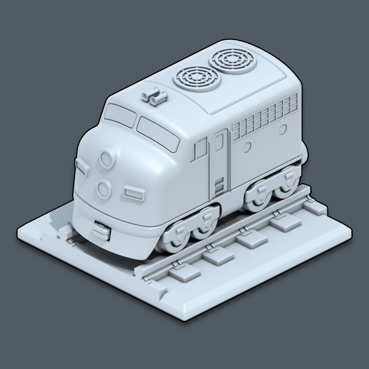 Heavy Chief - Trains & Rails World - STL files for 3D printing's Cover