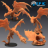 Draconic Wyvern Set / Bulky Dragon / Flying Fire Drake image