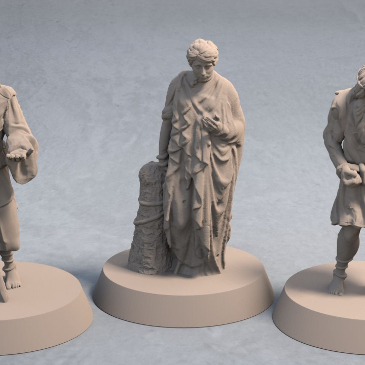 $3.99Outcasts of the Realm of Eros (3 miniatures) – 3D printable miniature – STL file
