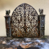LegendGames Gothic Graveyard Gates - openable print image