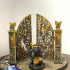 LegendGames Gothic Graveyard Gates - openable print image