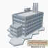 Modern Building 8 with Hex Base: Factory MHB008 image