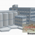 Modern Building 10 with Hex Base: Food Processing Plant MHB010 image