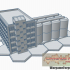Modern Building 10 with Hex Base: Food Processing Plant MHB010 image