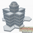 Modern Building 11 with Hex Base: Hospital MHB011 image
