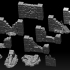 MEGA dungeon wall set - support less image