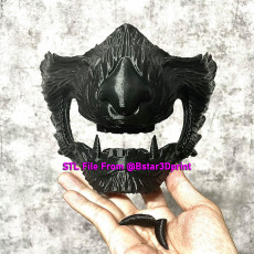 Picture of print of Wolf Face Mask - High Quality Details