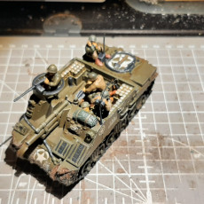 Picture of print of M7 Priest with crew - 28mm for wargame