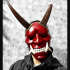 Oni Devil Mask - High Quality Details -  Halloween Cosplay print image