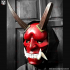 Oni Devil Mask - High Quality Details -  Halloween Cosplay image