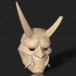 Oni Devil Mask - High Quality Details -  Halloween Cosplay image