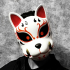 Japanese Kitsune Mask - High Quality Details -  Halloween cosplay image