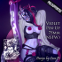 Violet Pin Up 75mm (NSFW Version) Pre-Supported image