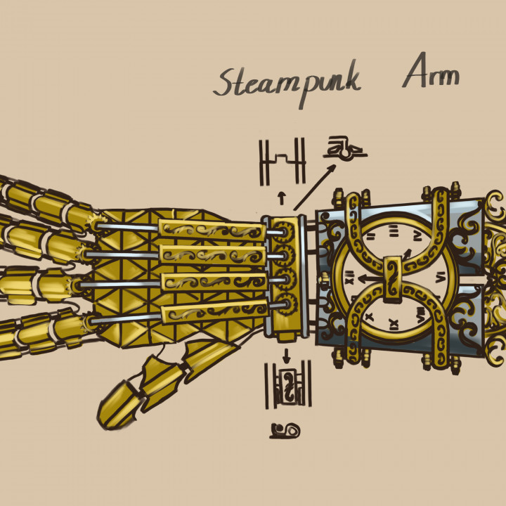Steampunk Arm Prosthesis's Cover