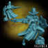 Witch Hunter Cleric with Sword/Hammer/Crossbow and Shield (Female) (PRESUPPORTED) image
