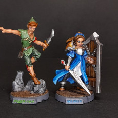 Picture of print of Peter Pan and Wendy Darling