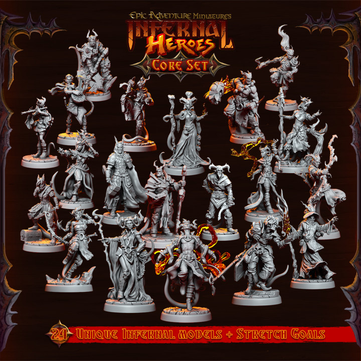 Infernal Heroes-Core Set's Cover