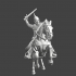 Mounted Russian knight with sword image