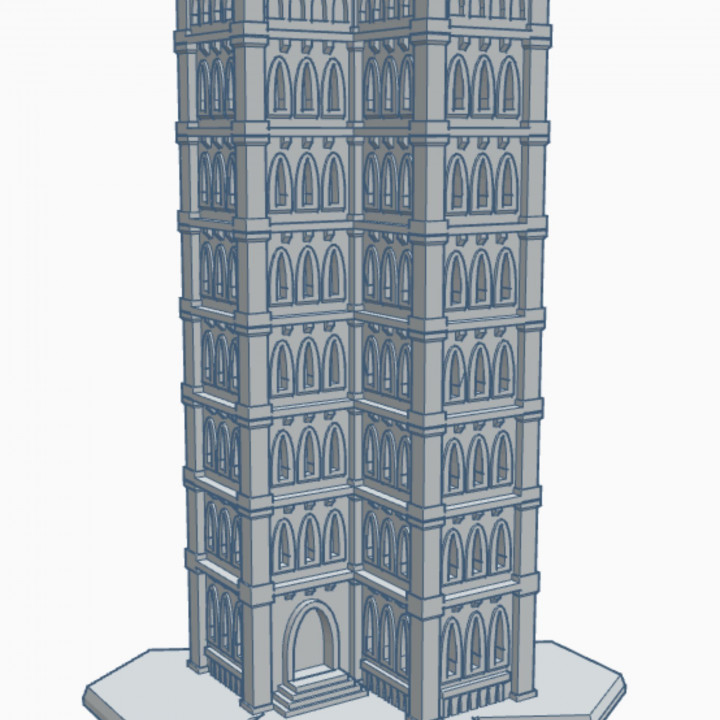$3.00Gothic Building 38 with Hex Base GHB038