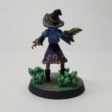 Picture of print of Witch Apprentice Spell Book / Child Sorceress / Small Female Wizard