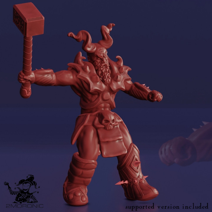 $5.00Sorvin of the Hammer – Large Fey Half-Giant (2 inch/50 mm base, 3 inch/75 mm height miniature)