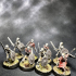 Skeleton Horde - Sword and Shield (Set of 5 x 32mm scale presupported miniatures) image