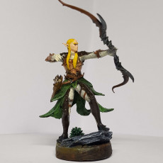 Picture of print of Elf Warrior Bow Shoot