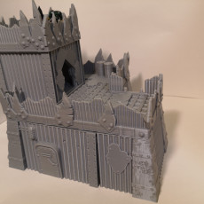 Picture of print of Warpzel-1A. Orc Settlement. 3D Printing Designs Bundle. Futuristic / Orc / Xenos/ Scifi Buildings. Terrain and Scenery for Wargames