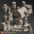 Warpzel-1A. Orc Settlement. 3D Printing Designs Bundle. Futuristic / Orc / Xenos/ Scifi Buildings. Terrain and Scenery for Wargames image
