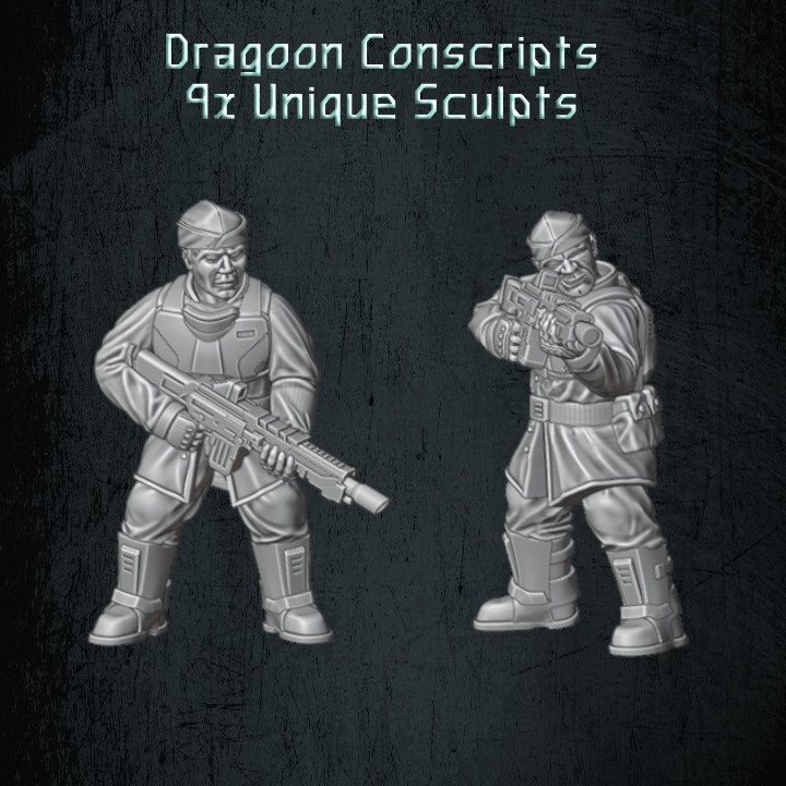 $11.99Dragoon Conscripts (bonus modular bits)