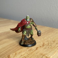 Picture of print of Durak, Half-orc Pit Fighter