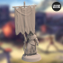 Night’s Cult Bannermen – Pose 1 – 3D printable miniature – STL file image