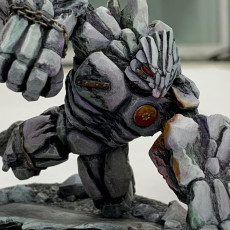 Picture of print of LegendGames Stone Golem with Base