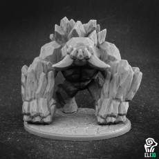 Picture of print of Rock Golem
