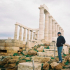 Temple of Poseidon - Cape Sounion, Greece image