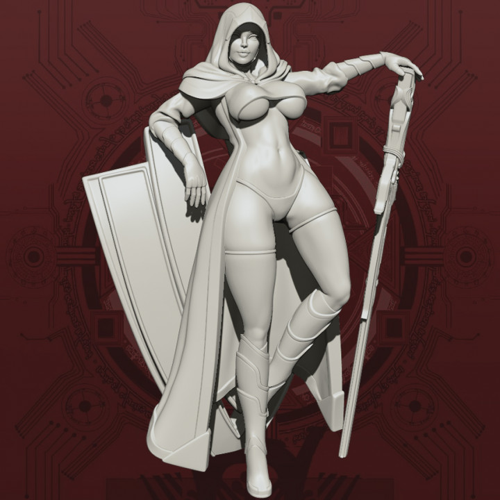 Glamorous Machine Mage Mese - Gear Pinup Display Model's Cover