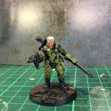 Picture of print of Chainsaw Soldier