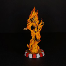 Picture of print of Lady of Fire - Circus of Horrors - PRESUPPORTED - 32mm Scale