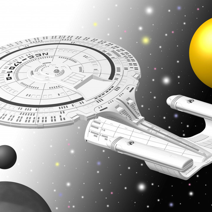 Star Trek Enterprise NCC 1701 D.
